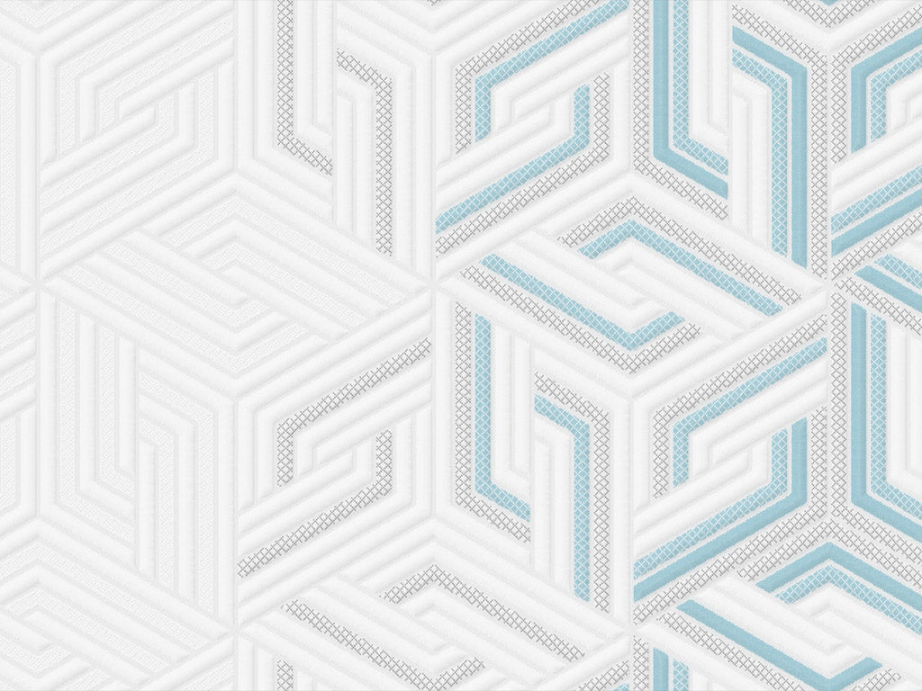 MLILY ChiroPro Tri-Zoned Hybrid Mattress — fabric detail