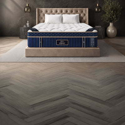 Puffy Legacy Hybrid Mattress in a bedroom