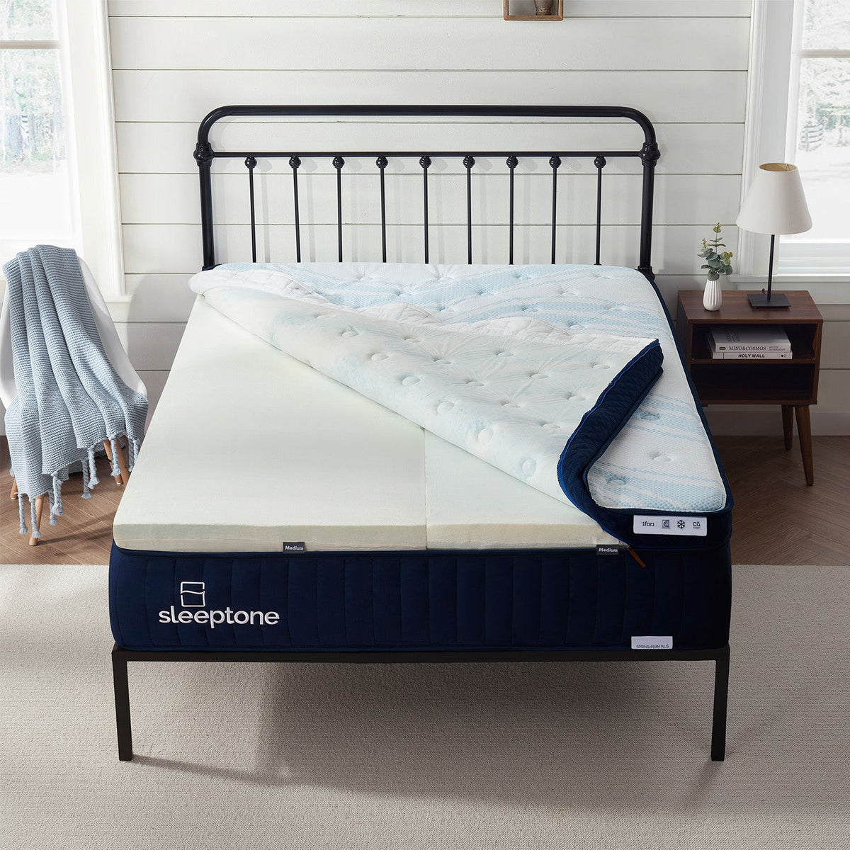 14" Adjustable Hybrid Coil Mattress — product image