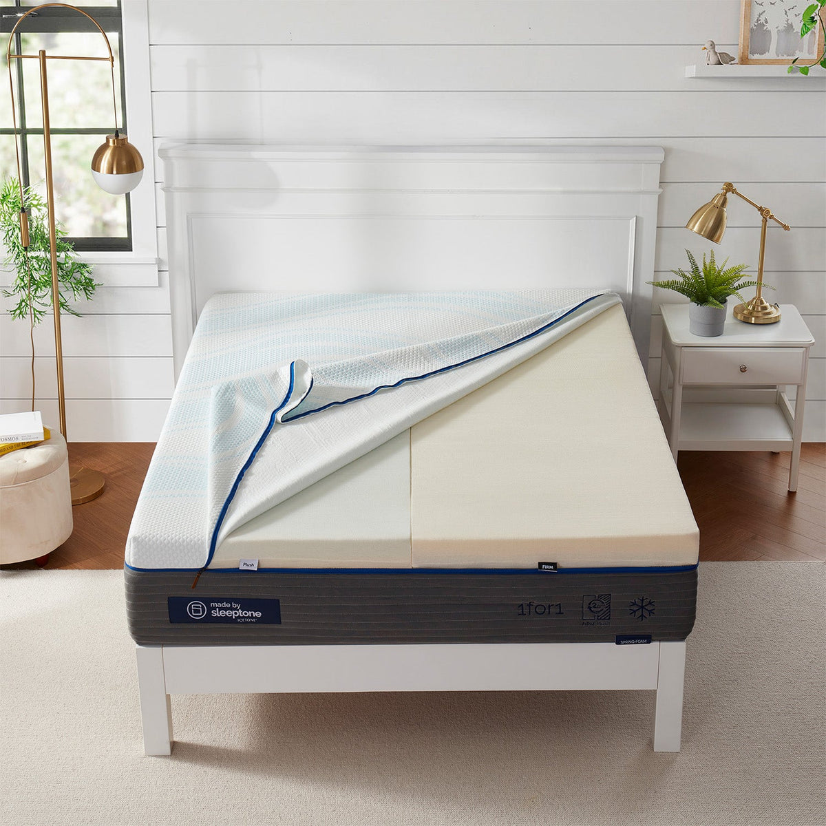 12" Adjustable Hybrid Spring Mattress — product image
