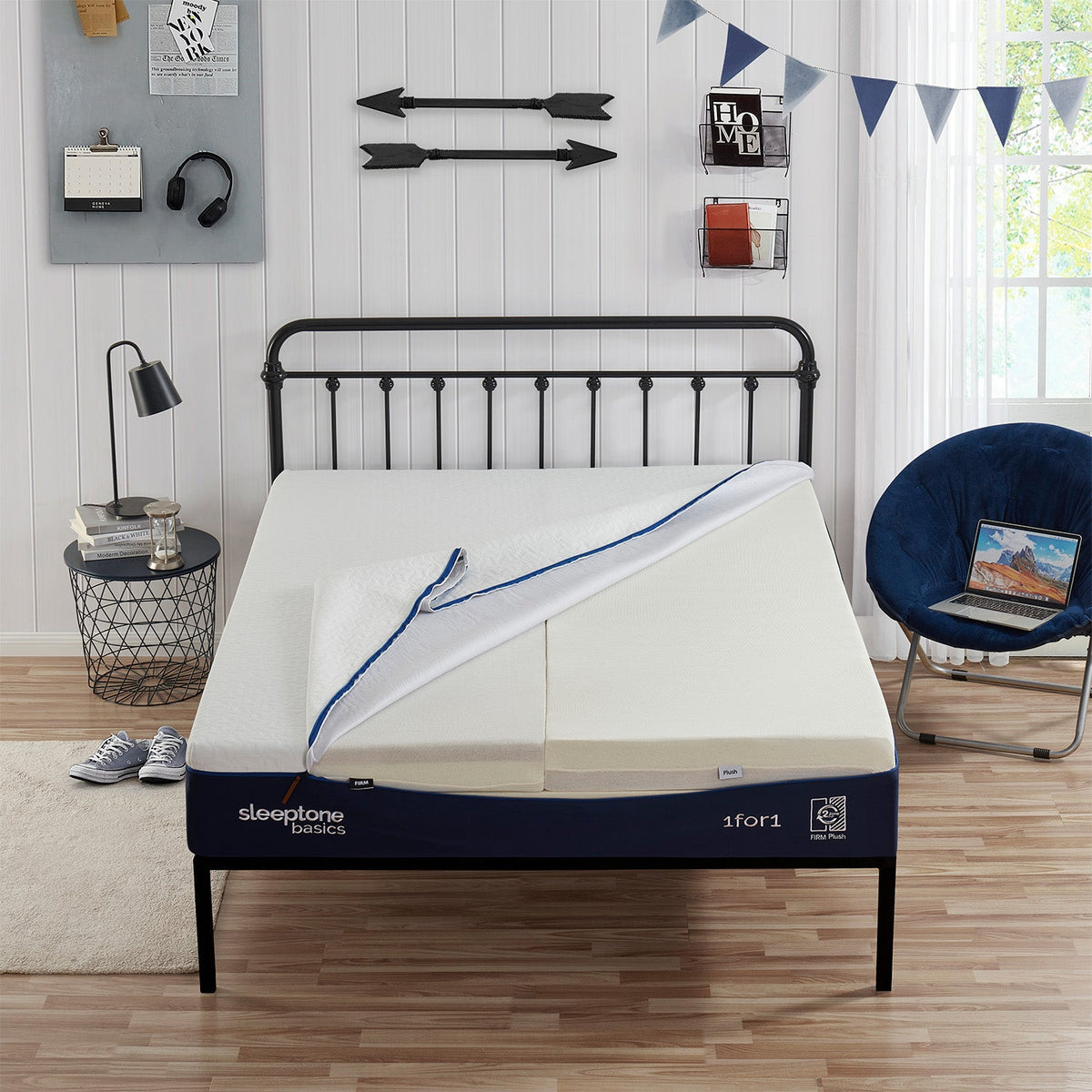 10" Adjustable Memory Foam Mattress — product image