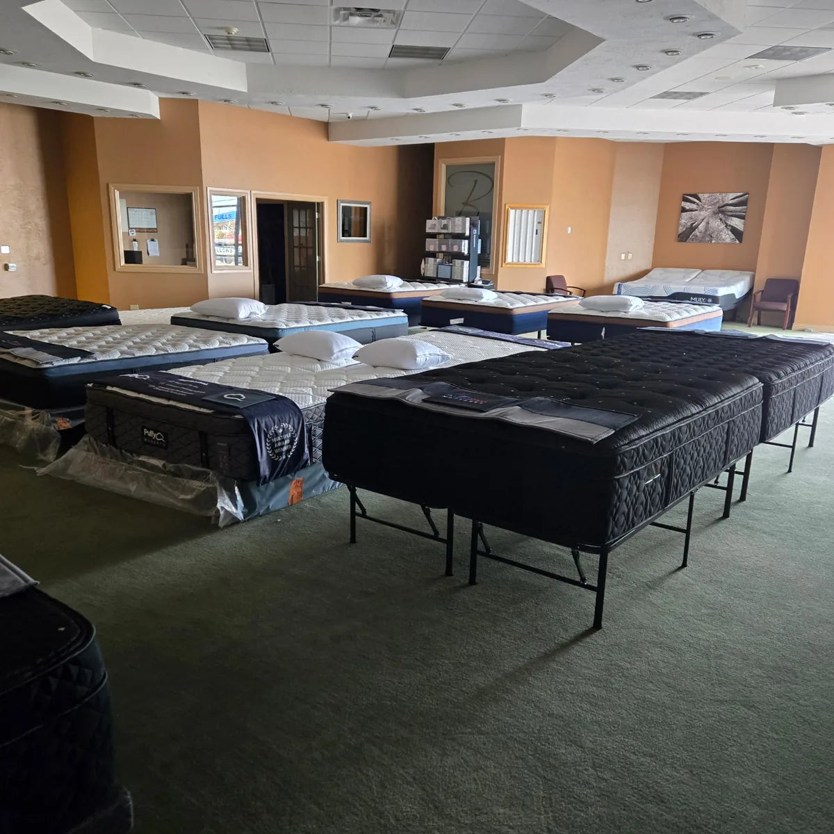Another perspective of our Sedalia mattress displays.