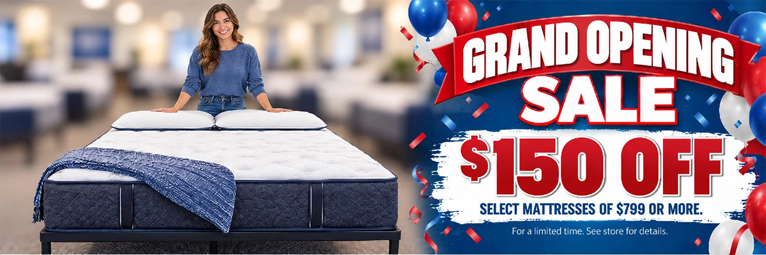 $150 off select mattresses of $799 or more.